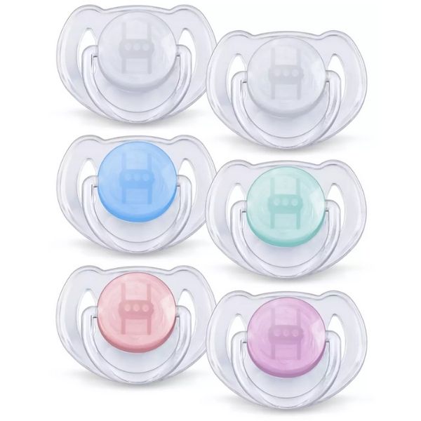 Buy Avent Soother Translucent 618Months BPA Free 2 Pack Online at